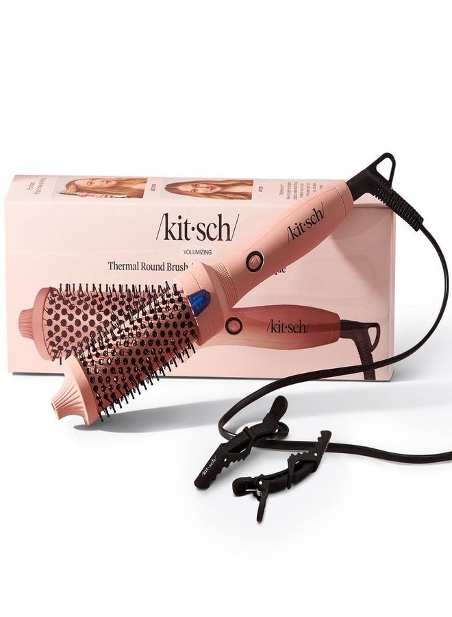 Kitsch Thermal Brush – Round Brush For Blowout Look – 1.5”/38 mm Ceramic Barrel Hair Brush & Hair Styling Tool For Volume & Shine for All Hair Types – Frizz-Reducing Ceramic Tourmaline, Quick Heat-Up - Image 1
